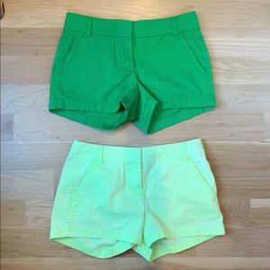 VGUC Set of J.Crew Chino Shorts